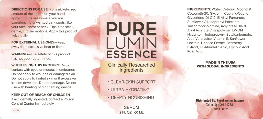 PureLumin Essence label